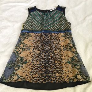 Sheer CABi sleeveless shirt